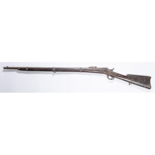 391 - An 11mm Egyptian Remington Rolling Block SS military rifle, 50½