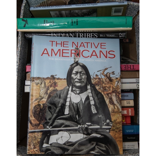 4 - A large quantity of books relating to native North Americans  and the old west, 38 in total; also 15... 