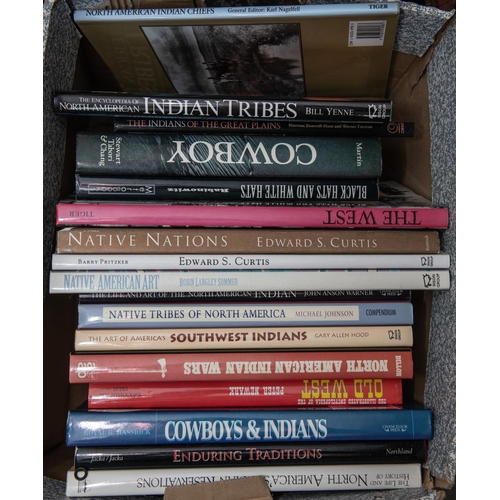 4 - A large quantity of books relating to native North Americans  and the old west, 38 in total; also 15... 