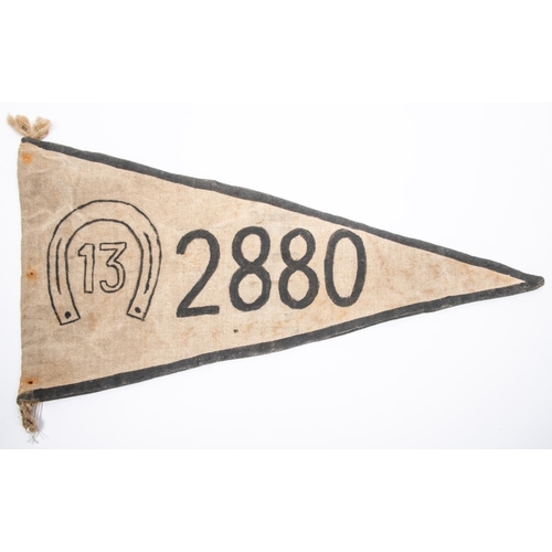 74 - A Third Reich U Boat pennant Netzleger, 28