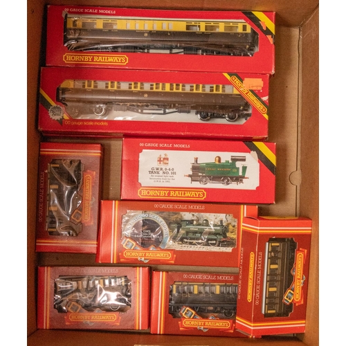 211 - 13x Hornby Railways OO gauge GWR items. Including 5x locomotives; a King Class 4-6-0, King Henry VII... 