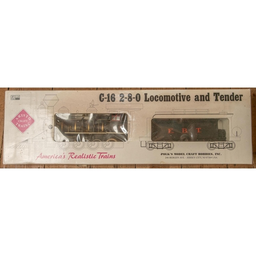 256 - An Aristocraft Trains 1:24 scale US outline garden railway locomotive running on 45mm track. E.B.T. ... 