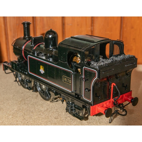 265 - A Gauge Three 2.5 inch gauge gas fired, live steam British Railways Class 14xx 0-4-2T locomotive, 14... 