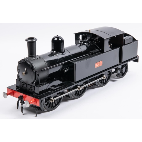 266 - A Gauge Three 2.5 inch gauge coal fired, live steam LNWR 0-6-2T Watford Tank locomotive, 1597 built ... 