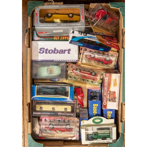 267 - A quantity of Various Makes. Including Corgi: Bedford CA Van - Blackburn Fire Brigade. 3x Bedford OB... 