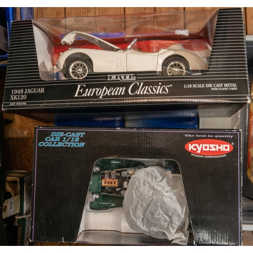 286 - 7 1:18 sports cars. 2x Kyosho MGB Mk1 and a Caterham Super 7. Revell MGA Roadster. 2x ERTL European ... 