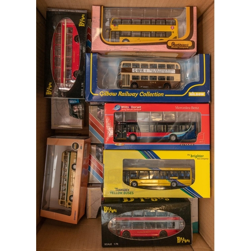 338 - 20 1:76 Scale Buses and Coaches. 8x EFE including Leyland Olympian Damory Coaches and Xelabus. Daiml... 