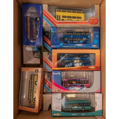 338 - 20 1:76 Scale Buses and Coaches. 8x EFE including Leyland Olympian Damory Coaches and Xelabus. Daiml... 