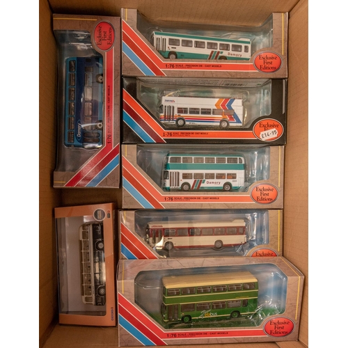 338 - 20 1:76 Scale Buses and Coaches. 8x EFE including Leyland Olympian Damory Coaches and Xelabus. Daiml... 