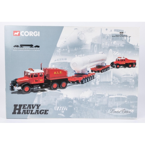 369 - 2 Corgi Heavy Haulage Sets. Pickfords (18002). Scammell Contractor x2, with Nicolas Bogie Trailer & ... 