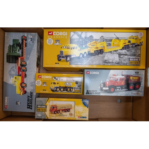 382 - 10 Corgi Classics. 6x Building Britain series. Wimpey, 2x Scammel Constructor& 24 Wheel Girder Trail... 