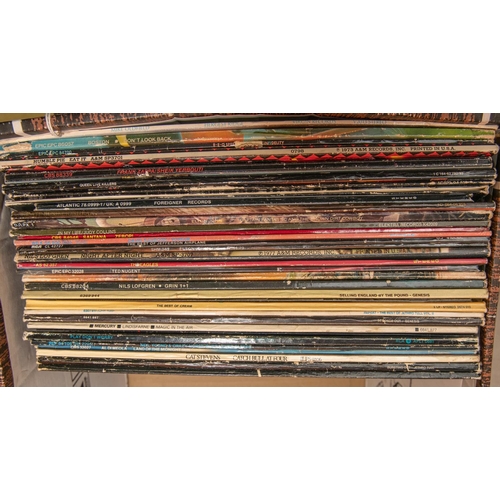 77 - 80+ LP record albums. 1970s and 1980s rock and pop albums and 12