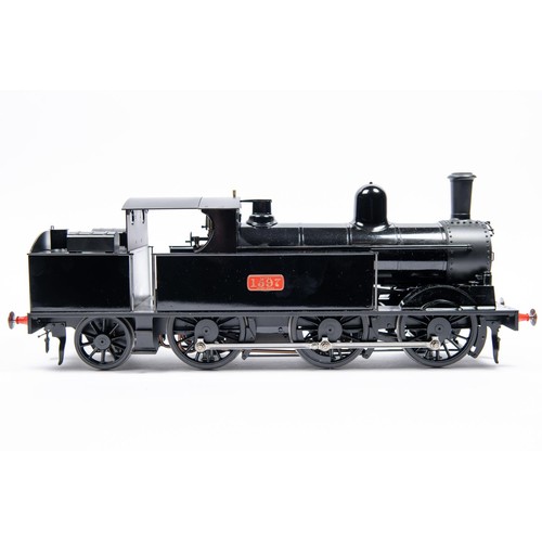 266 - A Gauge Three 2.5 inch gauge coal fired, live steam LNWR 0-6-2T Watford Tank locomotive, 1597 built ... 