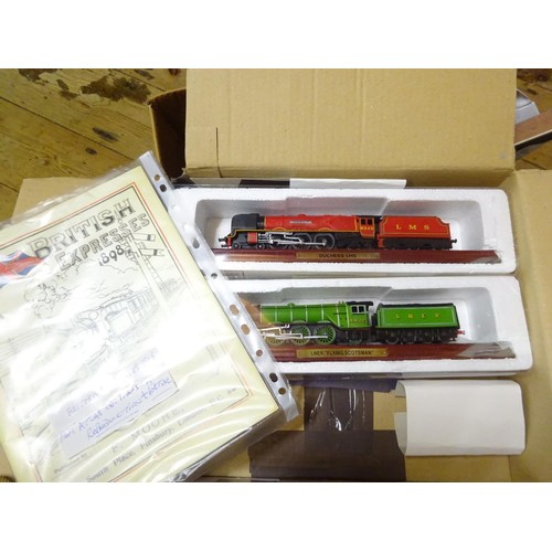 165 - A quantity of HO/OO gauge model railway. Including; 9x Bachmann HO gauge Canadian National Railway r... 