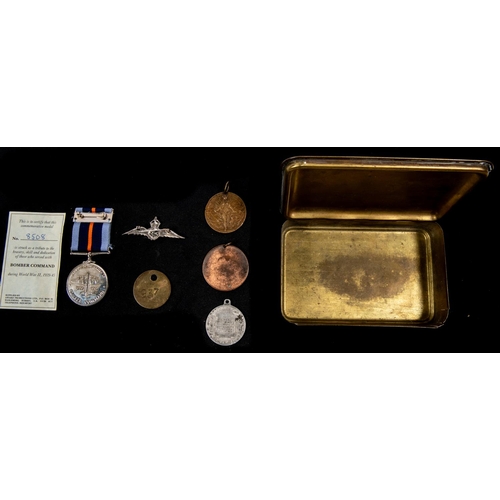 30 - Bomber Command un-official tribute medal, with slip numbered 8508, GEF in case. A 