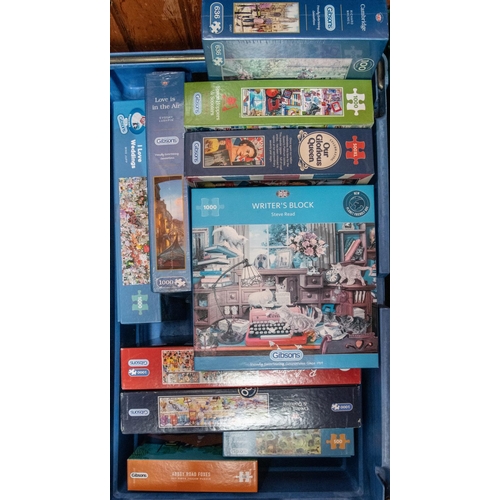 168 - 14 new Gibsons Puzzles. Titles are- Wildflower Garden, Off To The Coast, Spitfire Skirmish, Our Glor... 