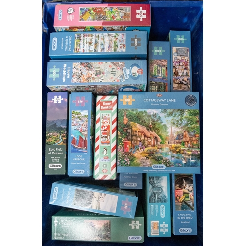 171 - 14 new Gibsons Puzzles. Titles are- Neal's Yard, Cream Teas & Queuing, I Love Weddings, Great Ormond... 