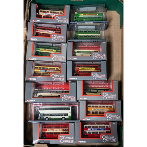 194 - 14x Corgi OOC buses and coaches. Including; Leyland PD1A, Eastern Counties. AEC Reliance 4MU3RA, Lei... 