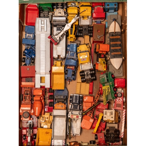 204 - Quantity of Various makes, By Corgi, Dinky, Matchbox, etc. Lot mainly includes Car Transporters and ... 