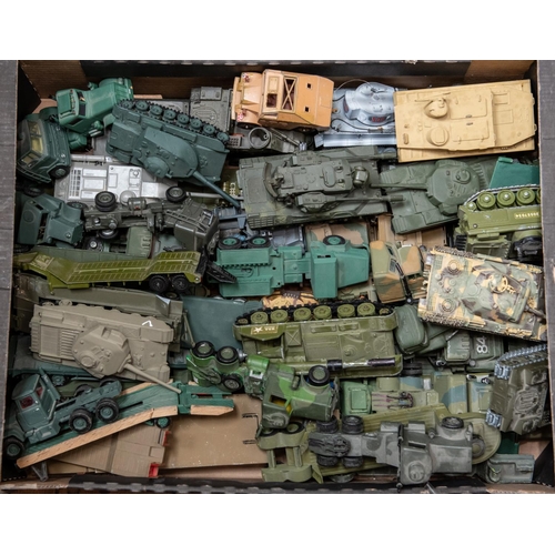 210 - Quantity of Variuos makes of Military related vehicles, To include, Dinky, Corgi, Matchbox, Solido, ... 