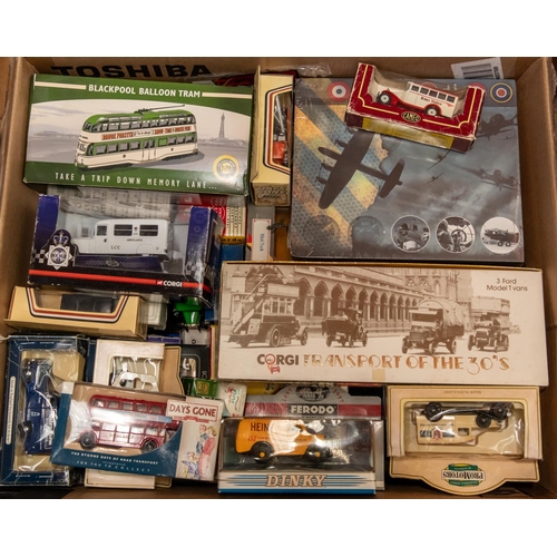 217 - Quantity of various makes, To include, Corgi, Matchbox Dinky, Lledo, Maisto, Original Omnibus, EFE, ... 