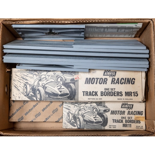 224 - A quantity of Airfix Motor Racing slot car system and Tri-ang Minic Motorway. Including a boxed set ... 