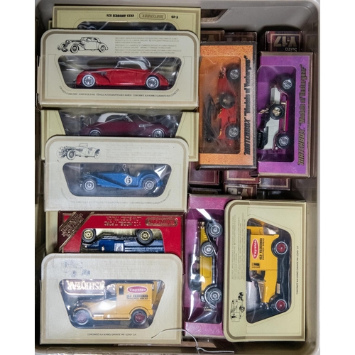 226 - Quantity of Models of yesteryear from various years, To include, Vans, Cars, Busses, Steam driven ve... 