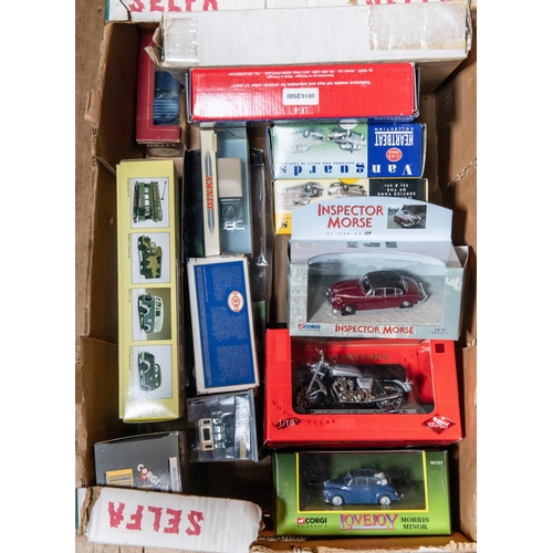 232 - 50x diecast vehicles by various makes including; Corgi, Vanguards, Dinky Matchbox, etc. Including; 2... 