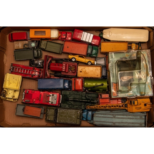 302 - 22 Dinky Toys. Most For Restoration. Including Guy Van Ever Ready. Commer Fire Engine. Pullmore Car ... 