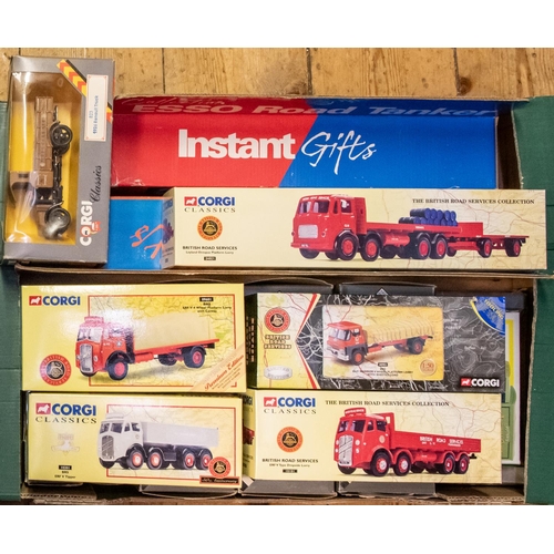 313 - A Quantity of Corgi Classics. Including Leyland Octopus Platform Lorry. ERF V Tipper. ERF V 4-wheel ... 