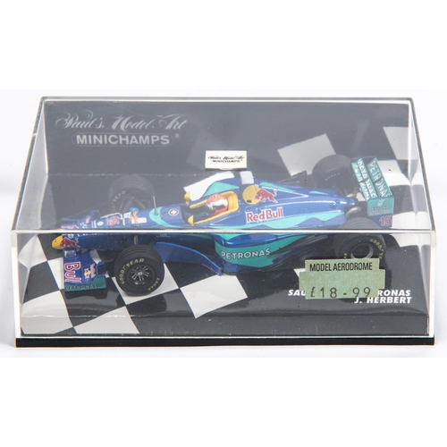 351 - 6 Minichamps 1:43 F1 Single Seat Racing Cars. Super Aguri Honda SA07, Davidson. McLaren Mercedes MP4... 