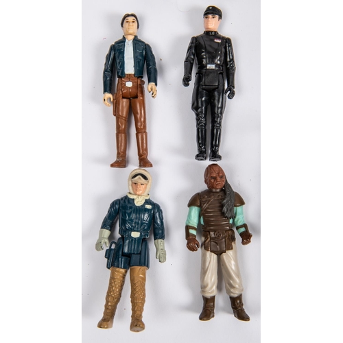 408 - 35 + Vintage Kenner / Palitoy action figures, Includes last 17 Paploo with spear, Anakin Skywalker, ... 