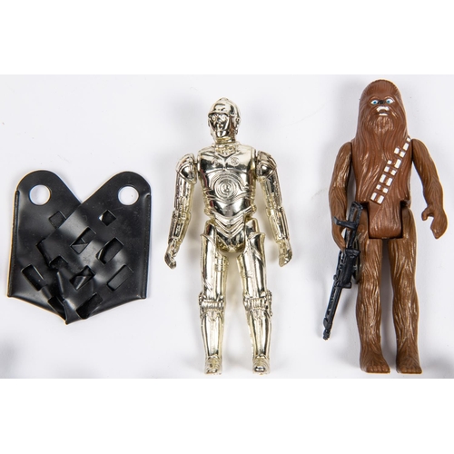 408 - 35 + Vintage Kenner / Palitoy action figures, Includes last 17 Paploo with spear, Anakin Skywalker, ... 