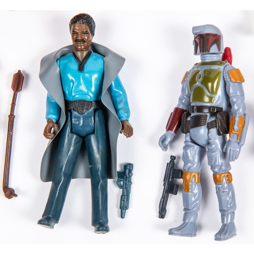 408 - 35 + Vintage Kenner / Palitoy action figures, Includes last 17 Paploo with spear, Anakin Skywalker, ... 