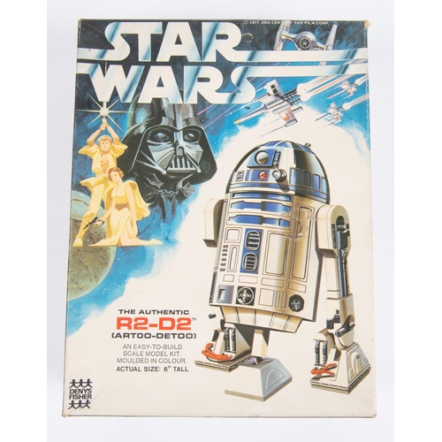 409 - Star Wars vintage carded Emperor Palpatine on a 70 back Tri - Logo card. Also a Denys Fisher R2D2 mo... 