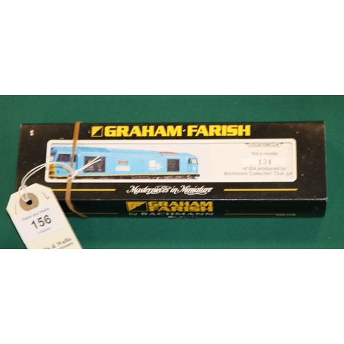 156 - Graham Farish N Gauge  by Bachmann Diesel Locomotive.  A British Steel Class 60, 'Scunthorpe Ironmas... 