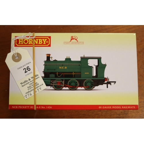 26 - Hornby Hobbies NCB (National Coal Board) Peckett B2 0-6-0 tank locomotive, RN 1426 (R.3766). Boxed, ... 