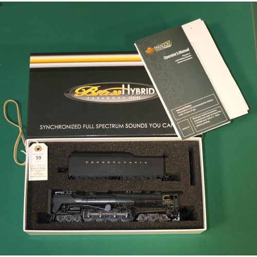 59 - An HO Gauge Broadway Limited Imports Paragon 3 Series Brass Hybrid (2696) Pennsylvania Railroad Expe... 