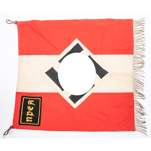 103 - A scarce NPEA trumpet banner, 17