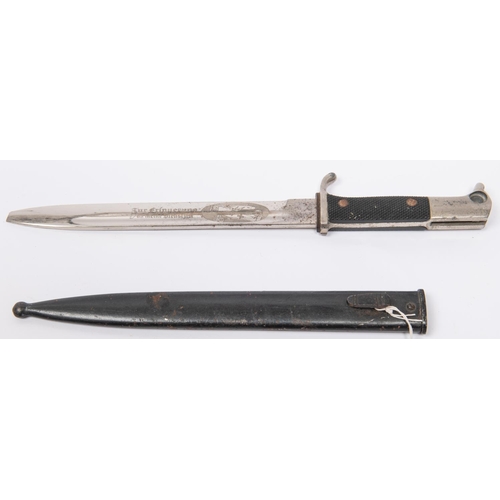 179 - A Third Reich parade bayonet, blade 7