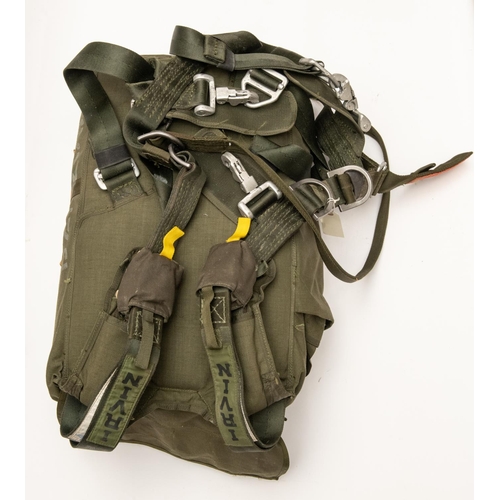 209 - A dummy parachute pack Irvin LLP Mk 1, dated 1983. VGC £30-40