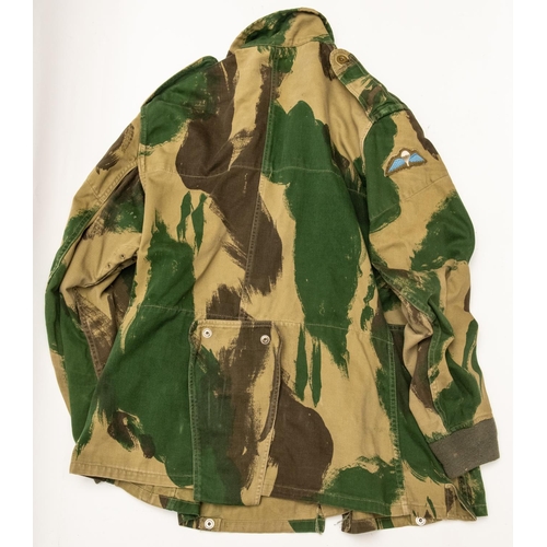 271 - An Airborne Troops camouflage smock, 1970s vintage, marked 