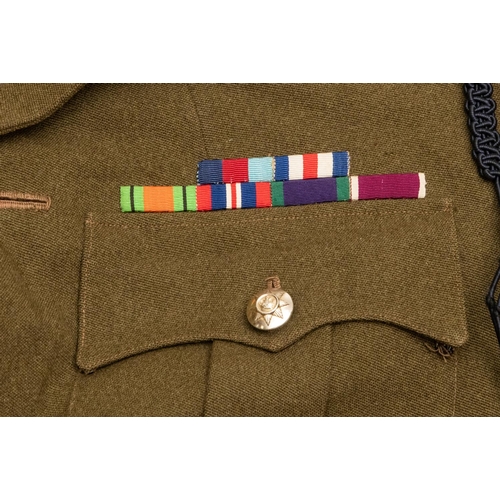 274 - RASC items, comprising Major's SD with trousers, SD cap with enamelled badge, mess dress jacket , wa... 