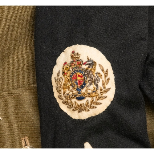 274 - RASC items, comprising Major's SD with trousers, SD cap with enamelled badge, mess dress jacket , wa... 