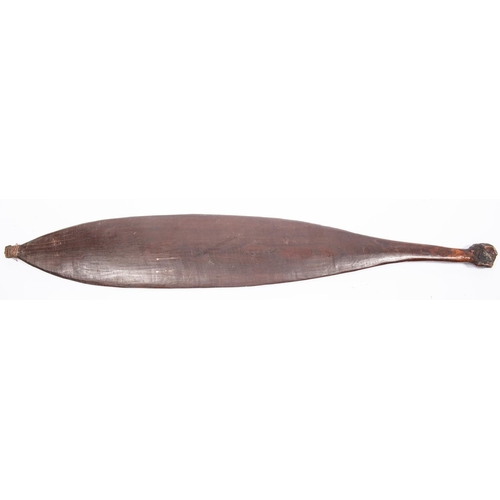 339 - An Australian aborigine wooden spear thrower 