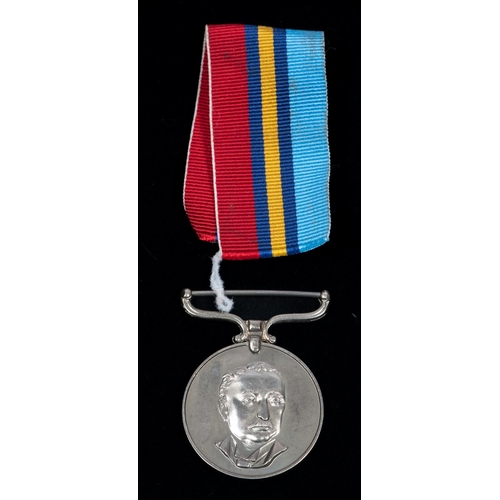 71 - Rhodesian Service Medal issued for anti terrorist work: (PR86889 Rfn M.J. Long) EF with citation det... 