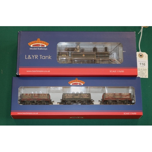 12 - 2x Bachmann Branch-Line Model Railways. A L&YR 2-4-2 Tank Locomotive RN 50795 (31-167DC). BR Black E... 