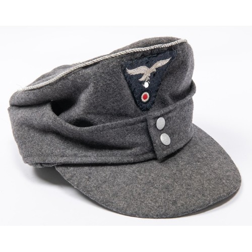 158 - A Third Reich Luftwaffe officer's field cap, possibly a good quality replica. VGC £100-150