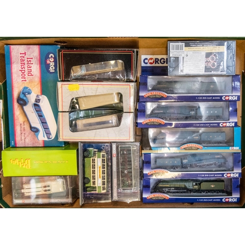 128 - 23 Boxed models, Including, Corgi Aviation, Ertl, Auto Art, Original Omnibus, Britbus, etc. Lot incl... 