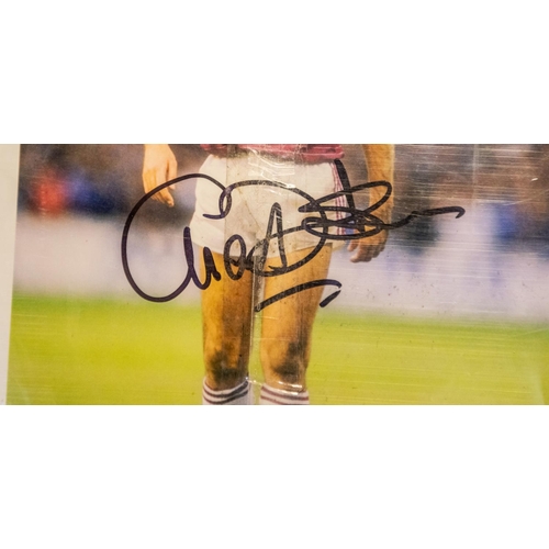 138 - 6 Original Signed West Ham United Pictures and 2 Signed books. Pictures include signatures from Stua... 